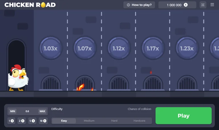 Chicken Road Online Game — gameplay view
